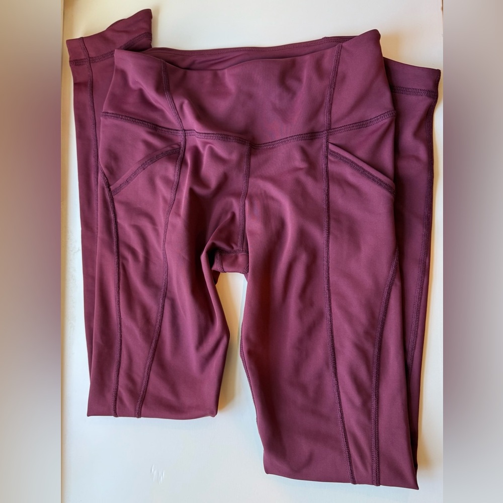 Tiger Friday facet leggings 2.0 in wine - adult M